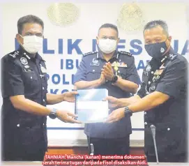 Pesuruhjaya polis sarawak timbalan Mancha Ata,