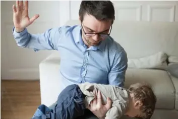  ??  ?? Spanking a child can have the opposite outcome to what parents intend.