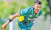  ?? CSA/TWITTER ?? Thando is a rightarm pacer and lefthand batsman.