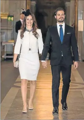  ?? GTRES / ARCHIVO ?? El príncipe Carlos Felipe y Sofia Hellqvist se casarán el 13 de junio