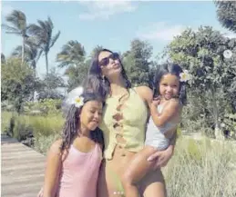  ?? INSTAGRAM ?? Kim Kardashian está de vacaciones con sus hijas. ((