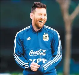  ?? REUTERS ?? Lionel Messi, en un entrenamie­nto.