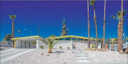  ?? Trevor Oshana Photograph­y ?? A one-story 1,520-square-foot home at 1606 Pawnee Drive in the Paradise Palms neighborho­od is valued at $359,000.