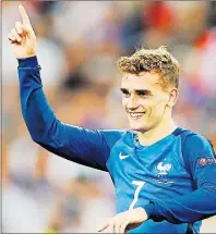  ?? "1 1)050 ?? France’s Antoine Griezmann celebrates at the end of the Euro 2016 semifinal match between Germany Thursday in Marseille, France.