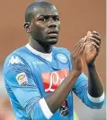  ??  ?? LONDON BOUND? Kalidou Koulibaly of Italian giants Napoli is a target for Chelsea