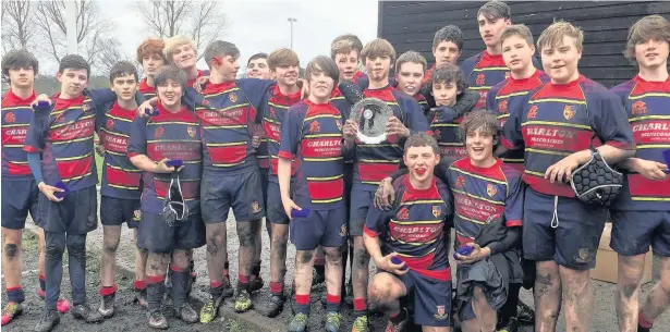  ?? The victorious Ormskirk Schools under-14s rugby team ??