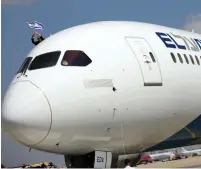  ?? (Amir Cohen/Reuters) ?? TWO EL AL flights diverted their landings on Friday to avoid breaking Shabbat.