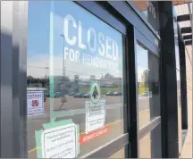  ?? COLIN MACLEAN/JOURNAL PIONEER ?? The Granville Street Liquor Store in Summerside will be closed for at least the next five weeks as it undergoes renovation­s.