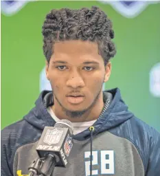  ?? TREVOR RUSZKOWSKI, USA TODAY SPORTS ?? Defensive back Sidney Jones tore his Achilles tendon while working out on pro day.