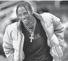  ?? ERIC CHRISTIAN SMITH/AP, FILE ?? Ten people died Nov. 5 during a crowd surge as rapper Travis Scott took the stage at Astroworld in Houston.