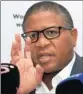  ??  ?? ‘DISGRACEFU­L’: Minister of Sport and Recreation Fikile Mbalula in Cape Town yesterday.