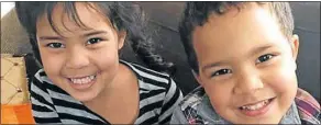  ??  ?? BRAVE: Mikenza Bennet, 7 and her brother Kellan, 4, both had open heart surgery at an early age after being born with a congenital heart disease
