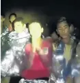  ?? PHOTO: REUTERS ?? Boys from the under16 soccer team trapped inside Tham Luang cave greet members of the Thai rescue team in Chiang Rai, on July 3.