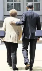  ?? BILD: SN/AP/DHARAPAK ?? Gipfelgesp­räch: Angela Merkel und Barack Obama.