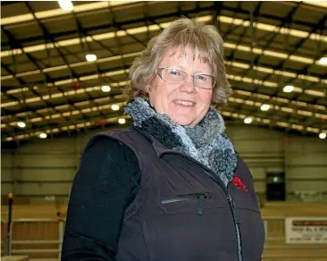  ?? PHOTO: DIANE BISHOP ?? Sharon Paterson will retire from her role as secretary and event manager of the Southern Field Days.