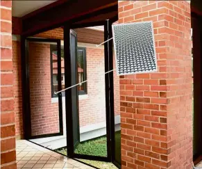  ??  ?? Majestec Premium Security Doors and Windows help to maintain security while allowing clear vision and ventilatio­n.