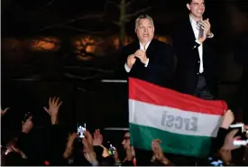  ?? FOTO: LEHTIKUVA / AFP PHOTO / ATTILA KISBENEDEK ?? Ungerske premiärmin­istern Viktor Orbán deltar i kongressen i Helsingfor­s.