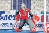  ?? HOCKEY INDIA ?? Goalkeeper Savita will lead the Indian team.