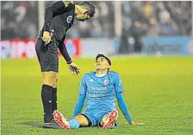  ?? (FACUNDO LUQUE) ?? Gabriel Alanís. Se lesionó y estaría tres semanas afuera.