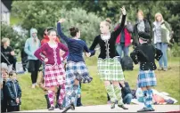  ??  ?? There was keen competitio­n in the Highland dancing. f32MorarGa­mes 6JP