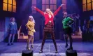  ?? ?? Carrie Hope Fletcher, Sophie Isaacs, Jodie Steele and T’Shan Williams in Heathers: The Musical at the Theatre Royal Haymarket, London, in 2018. Photograph: Tristram Kenton/The Guardian