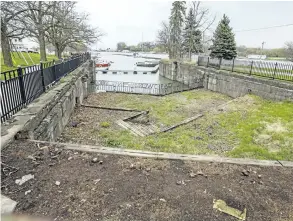  ?? BOB TYMCZYSZYN/STANDARD STAFF ?? Lock 1 of the second Welland Canal in Port Dalhousie.