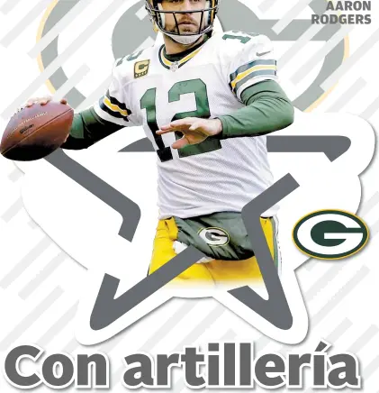  ??  ?? AARON RODGERS