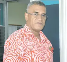  ??  ?? Fiji National Provident Fund chief operating officer Jaoji Koroi.