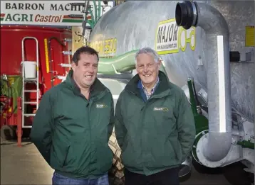  ??  ?? Barry and Seamus Barron of Barron Machinery in Rathnure.