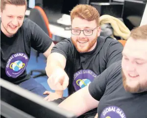  ?? Edge Hill computer science department hosted the Global Game Jam last month ??