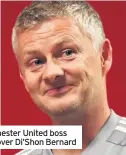  ??  ?? Mark Robins is waiting on Manchester United boss Ole Gunnar Solskjaer to decide over Di’shon Bernard