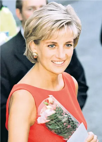  ??  ?? People’s princess: In the weeks before her death, Diana visited a children’s hospital, above, and enjoyed a holiday in the Med, right