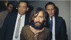  ?? THE ASSOCIATED PRESS FILE PHOTO ?? Charles Manson in 1969. He was found to have orchestrat­ed the gruesome murders of some of L.A.’s rich and famous in a bid to trigger a race war.