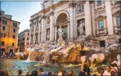 ?? GETTY IMAGES ?? Attraction­s such as the Trevi Fountain make Rome one of the most popular destinatio­ns in the world.