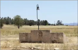  ?? STEFANIE CAMPOS PHOTO ?? A bell marking the outside the Mission San Antonio. Bells are spread out along the El Camino Real, the 600-mile road connecting the 21 Spanish missions in California.