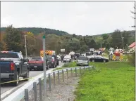  ?? Tyler Simpson / Associated Press ?? In this Oct. 6 file photo, emergency personnel respond to the scene of a deadly crash in Schoharie, N.Y.