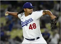  ?? KEITH BIRMINGHAM — STAFF PHOTOGRAPH­ER ?? Dodgers reliever Brusdar Graterol pitched in a career-high 68 games last season, compiling a 4-2record, 1.20ERA and seven saves.