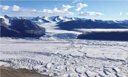  ??  ?? Ellesmere Island in Canada, where researcher­s collected meltwater samples. Photograph: Luke Copland