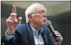  ??  ?? Democratic presidenti­al candidate Sen. Bernie Sanders speaks at a campaign event recently in Iowa. [AP PHOTO]