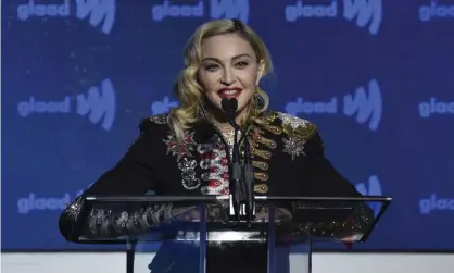  ?? Photograph: Evan Agostini/Invision/AP ?? Madonna pictured in 2019.