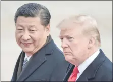  ??  ?? Gobiernos del presidente chino, Xi Jinping y el de EE.UU., Donald Trump buscan terminar con la guerra comercial.