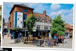  ??  ?? APPEAL: Clive Watson likes his pubs, like the St Andrews in Norwich, above, to be stylish