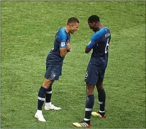  ??  ?? Sacrés en Russie, Mbappé et Pogba sont très attendus en Allemagne.