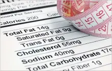  ?? DREAMSTIME ?? When you check the food label for trans fat, also check the food’s ingredient list for partially hydrogenat­ed vegetable oil.