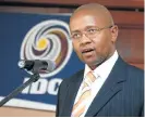 ?? /Business Day ?? Loan security: CEO Geoffrey Qhena told Parliament in 2016, the IDC registered bonds worth R250m over one of Oakbay’s mines.