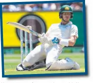  ??  ?? TOUGH TARGET: Smith eludes a Neil Wagner bouncer last summerat theMCG. Picture: AFP