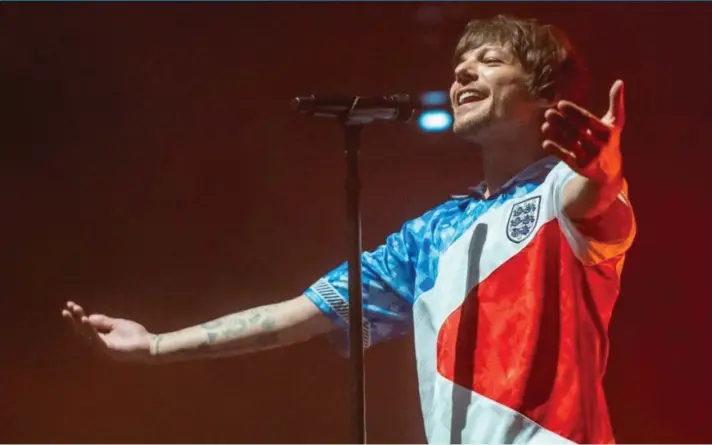  ?? ?? ► El artista británico Louis Tomlinson se presentará el 24 de mayo en el Estadio Bicentenar­io La Florida.