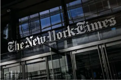  ?? ?? The New York Times building in 2022. Photograph: Angela Weiss/AFP/Getty Images