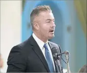  ?? Rich Pedroncell­i Associated Press ?? LAWMAKER Travis Allen’s entry into the gubernator­ial race could divide Republican voters.