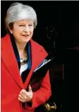 ?? Foto: afp ?? Premiermin­isterin Theresa May muss an allen Brexit-Fronten kämpfen.